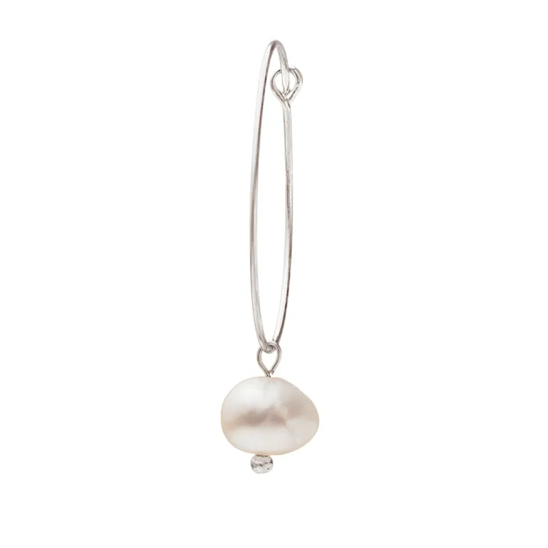 Original Pearl Hoop Earring