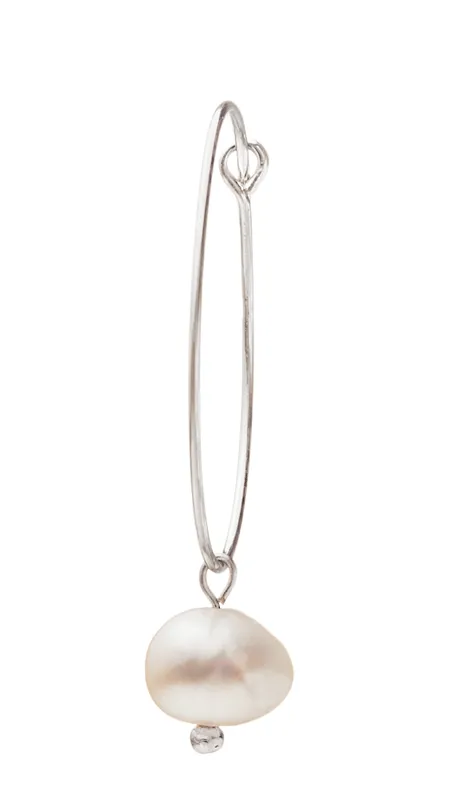 Original Pearl Hoop Earring
