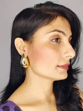 Ornaio 18K Gold Plated Anti-Tarnish Tear Drop Earrings
