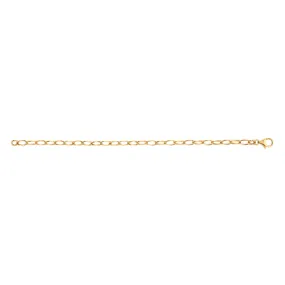 Oval Links Vermeil Gold Bracelet