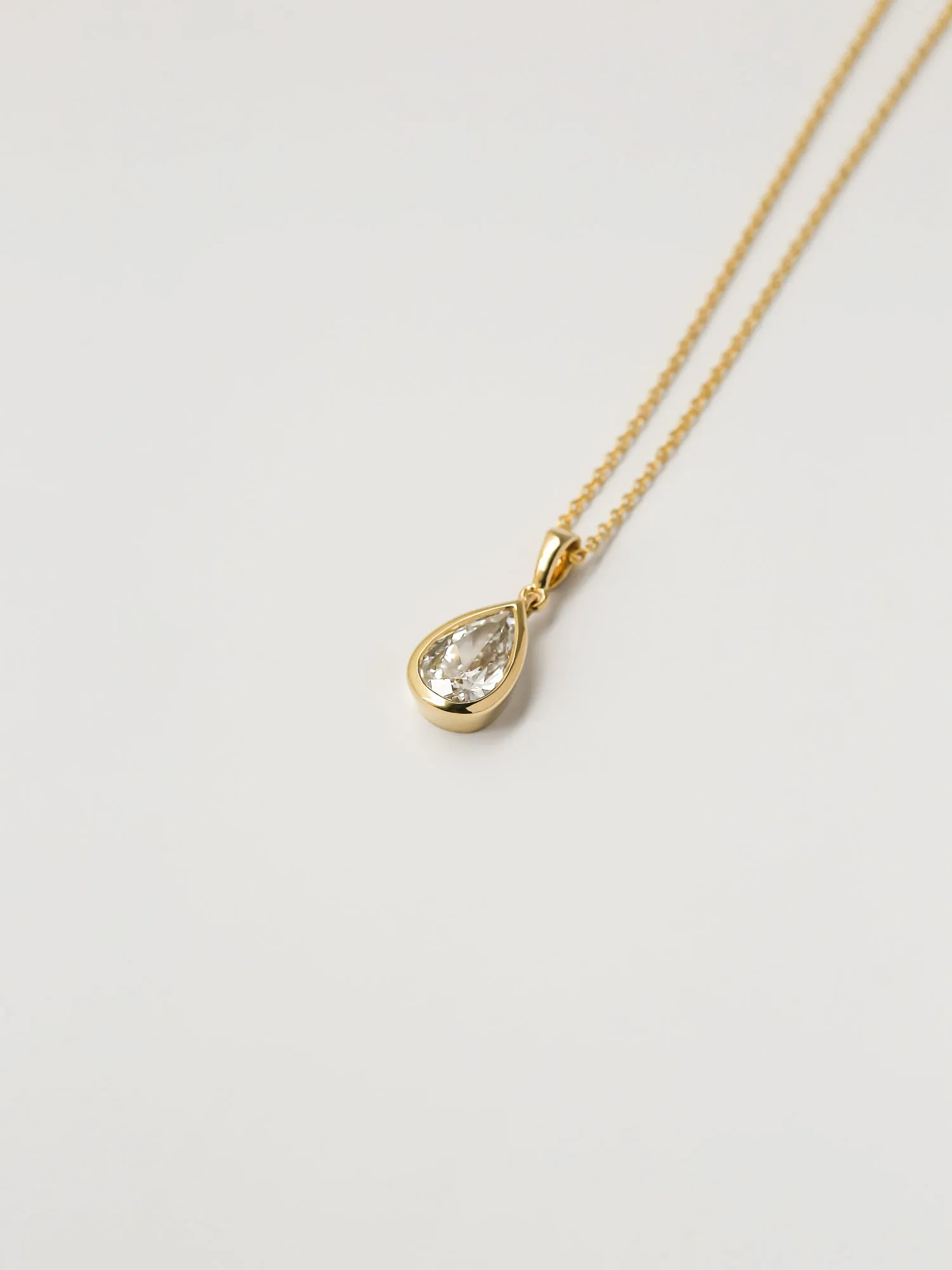 Pear Drop Necklace (GIA)