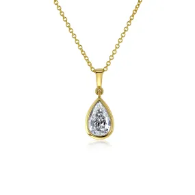 Pear Drop Necklace (GIA)