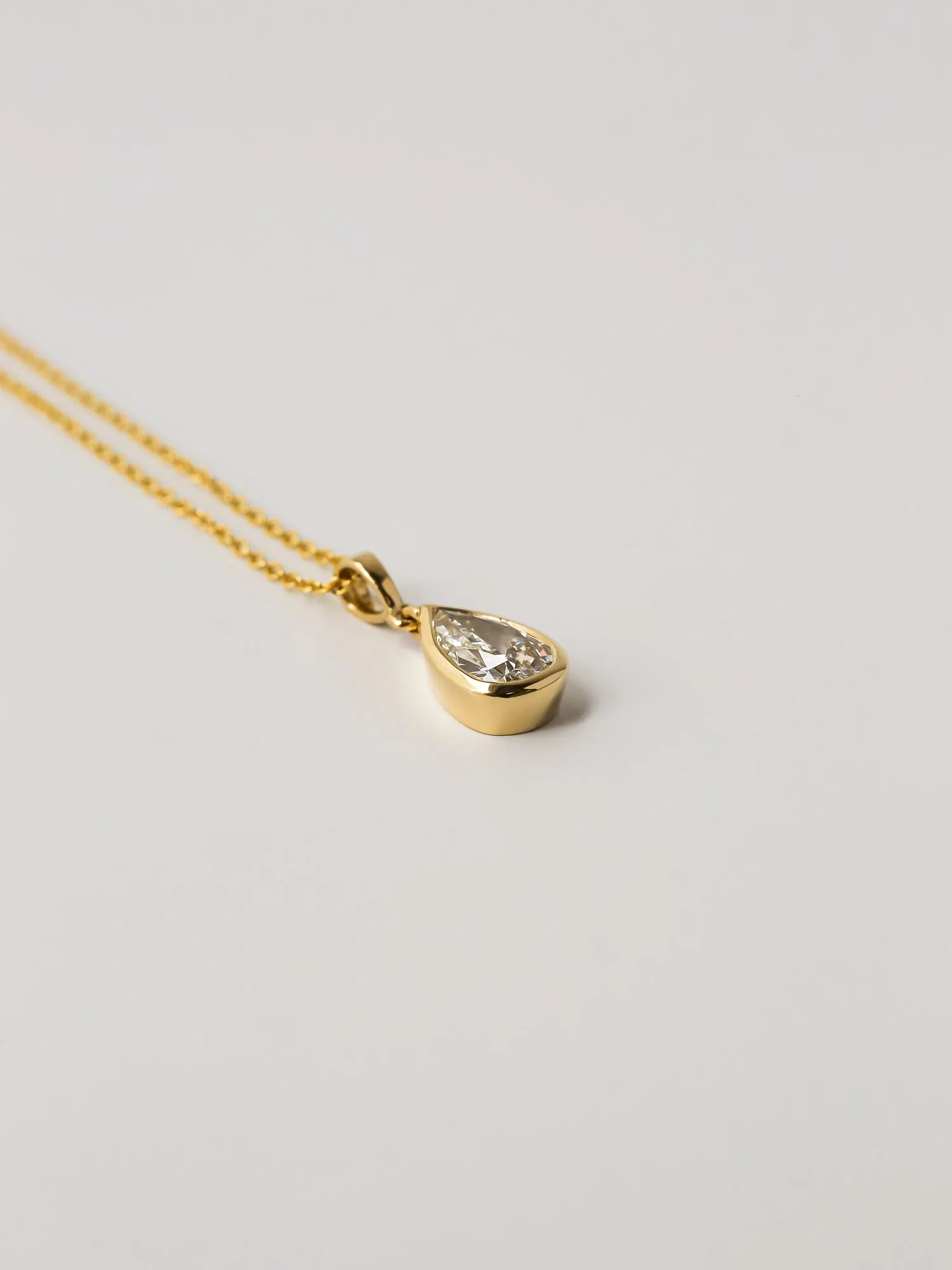 Pear Drop Necklace (GIA)