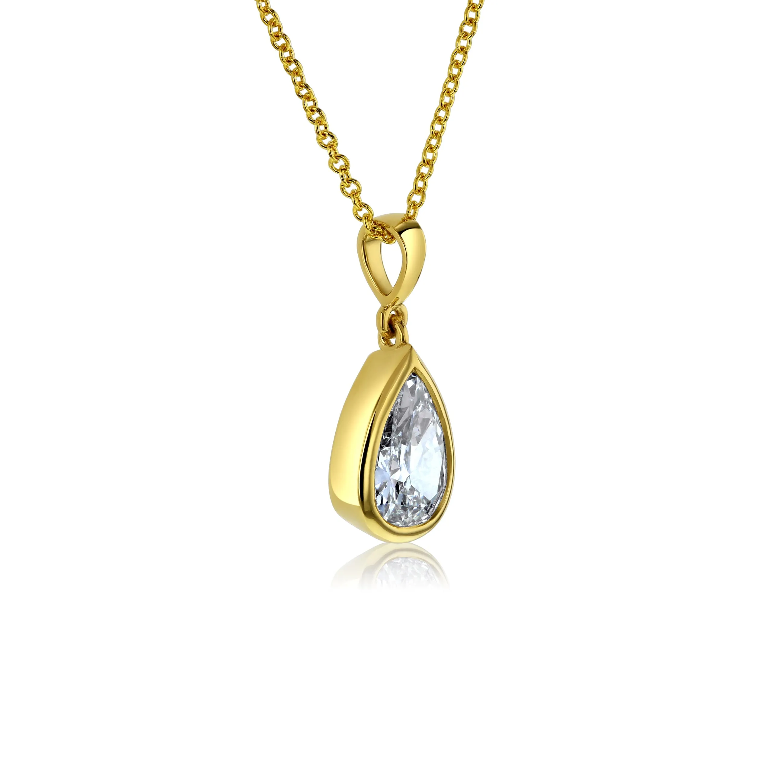 Pear Drop Necklace (GIA)