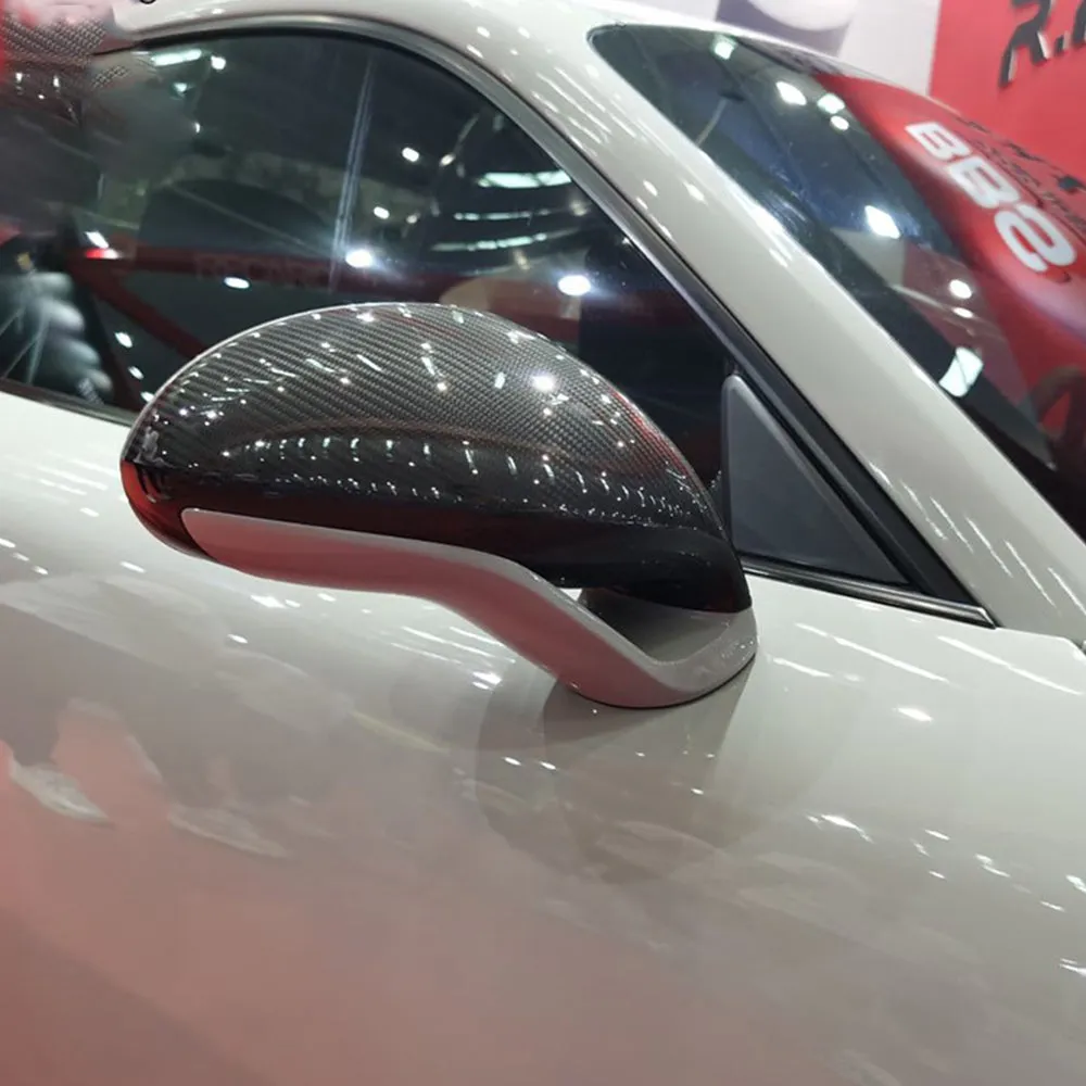 Porsche 911 2012-2019 Upgraded Sports Real Carbon Fiber Mirror Cover Replacement Parts