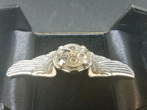 "Time flies" BOOTLEG silver steam punk watch ring