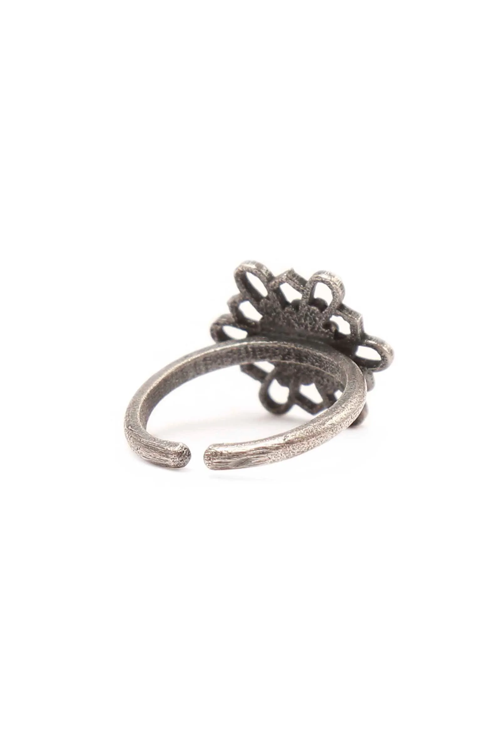Set of 4: Alasa Silver Brass Toering