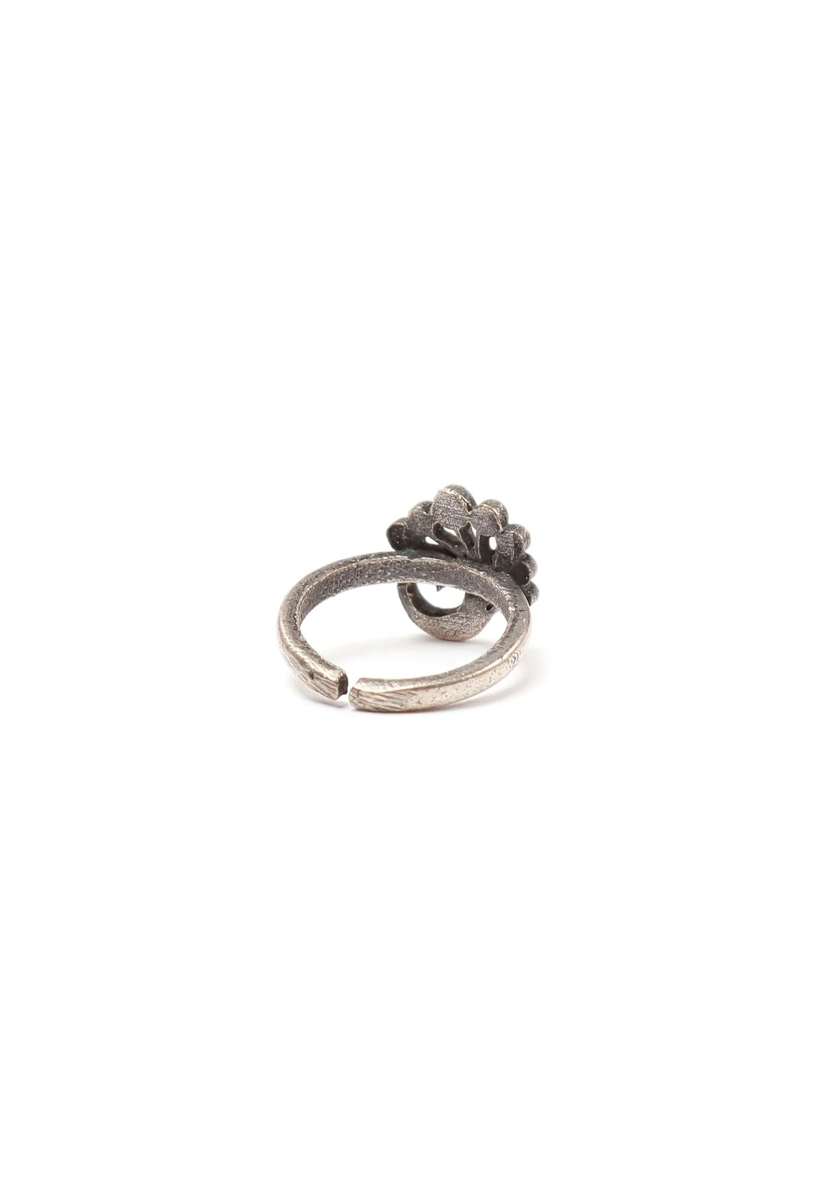 Set of 4: Malvika Silver Brass Toering