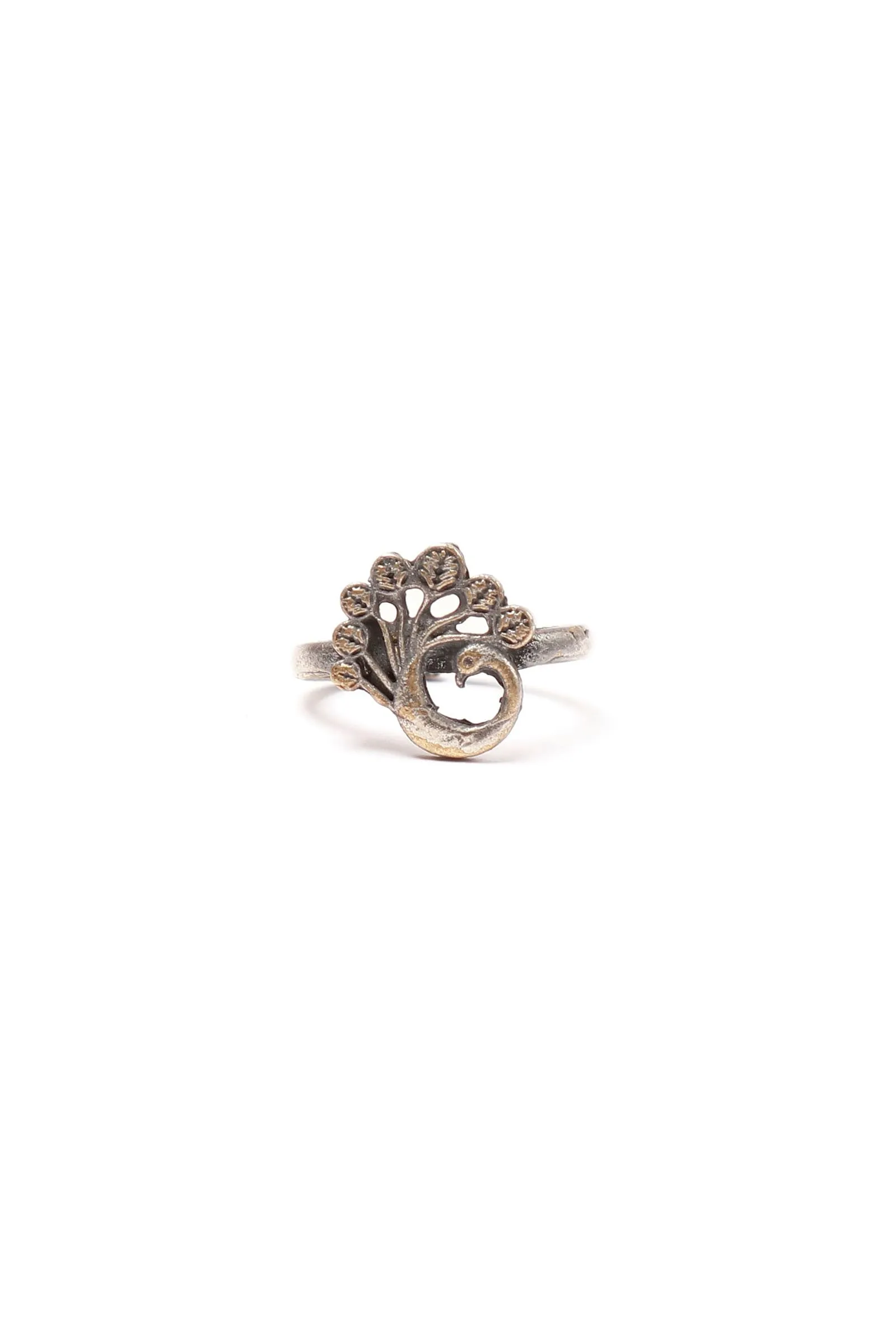Set of 4: Malvika Silver Brass Toering