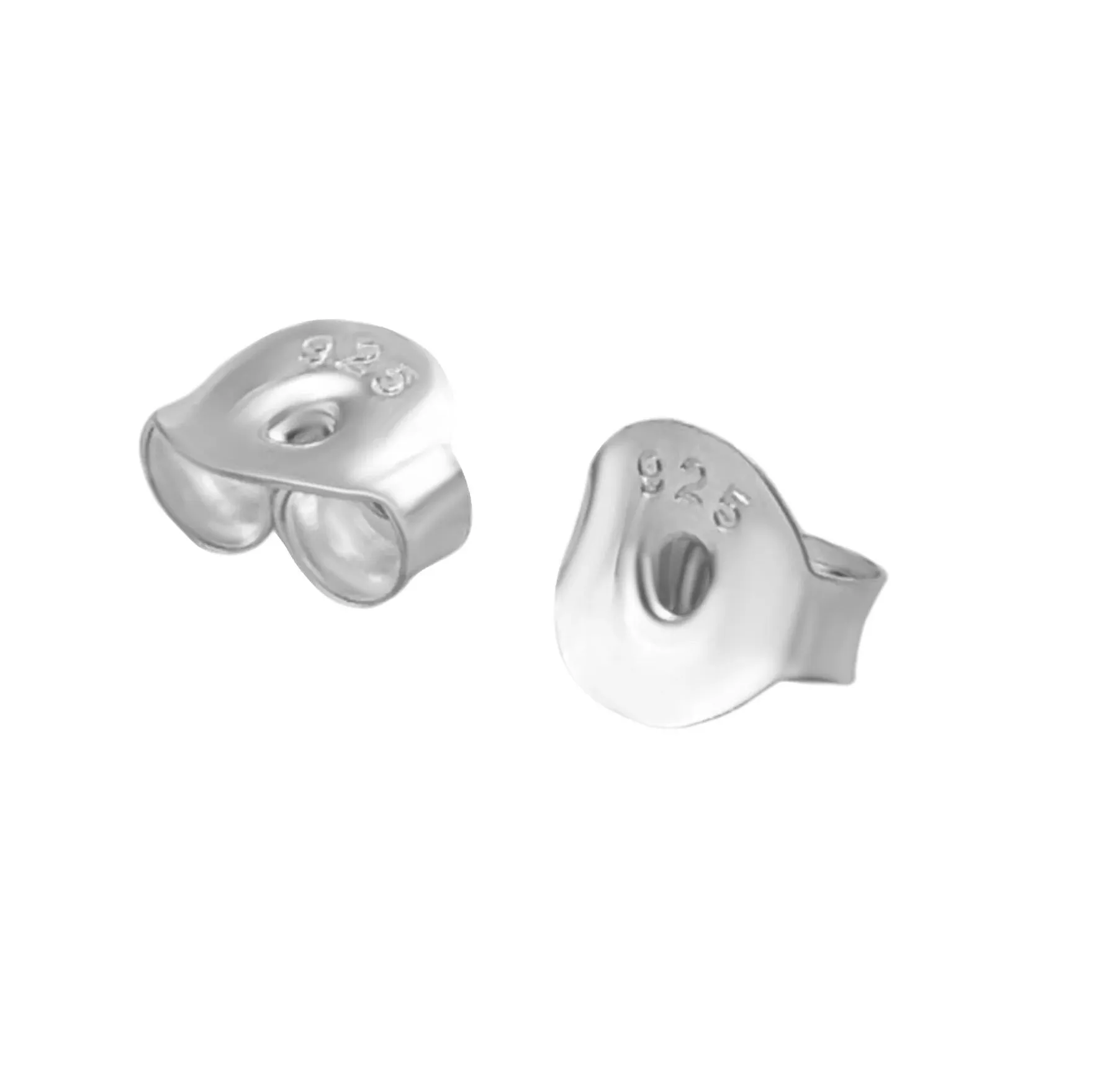 Silver Clover Stud Earrings - Minimalist and Elegant Jewelry