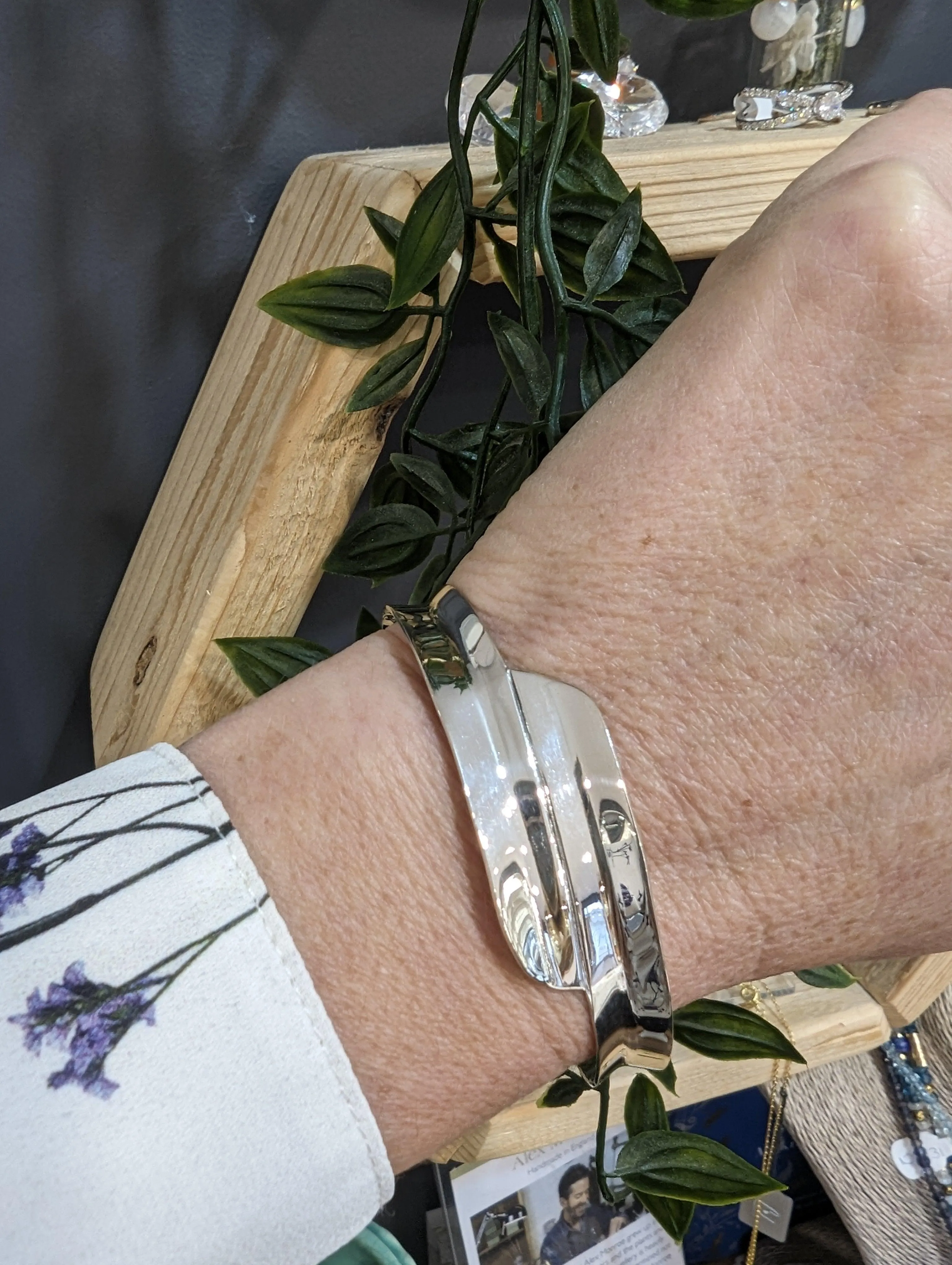Silver Cuff Bangle