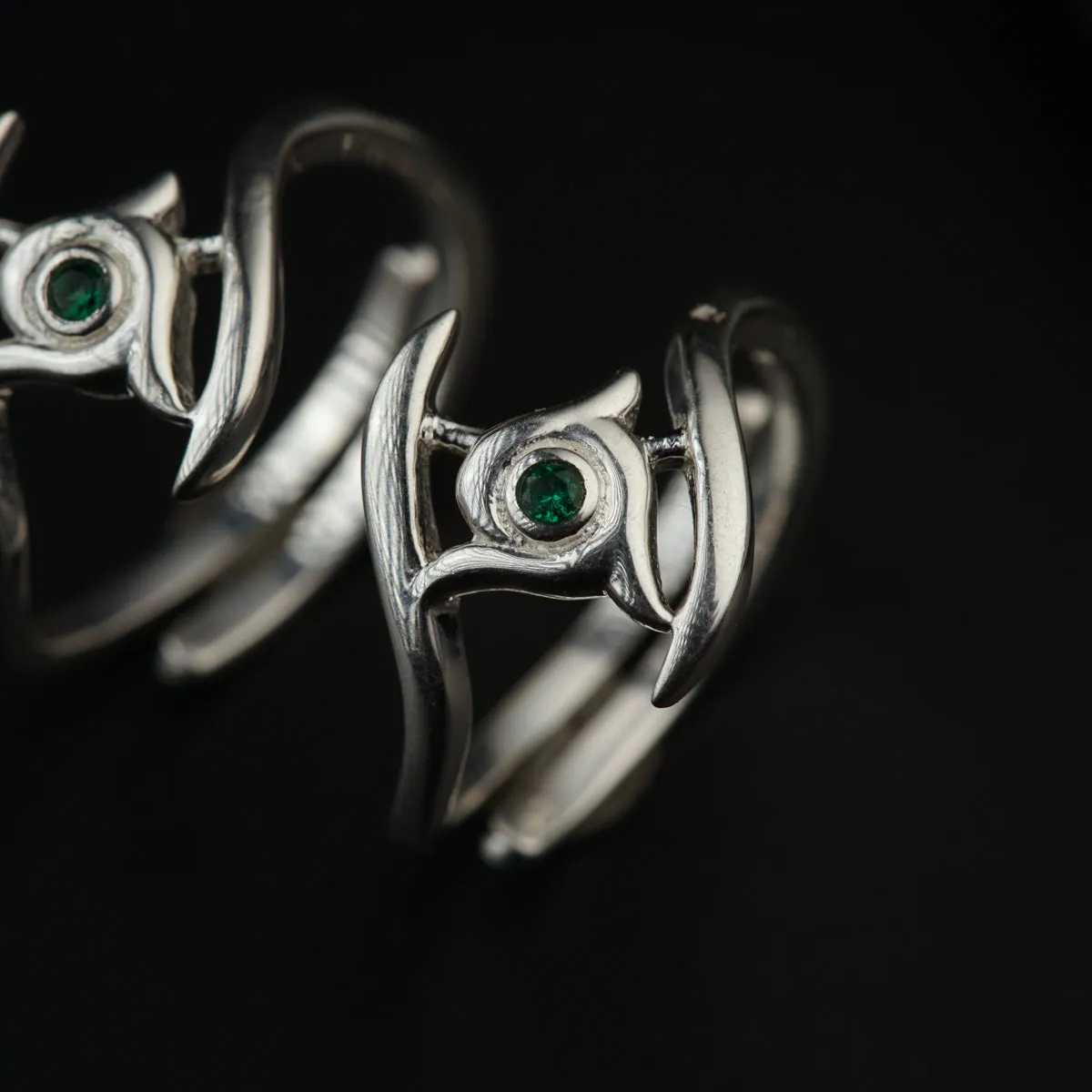 Silver Nakshatra Toe Ring