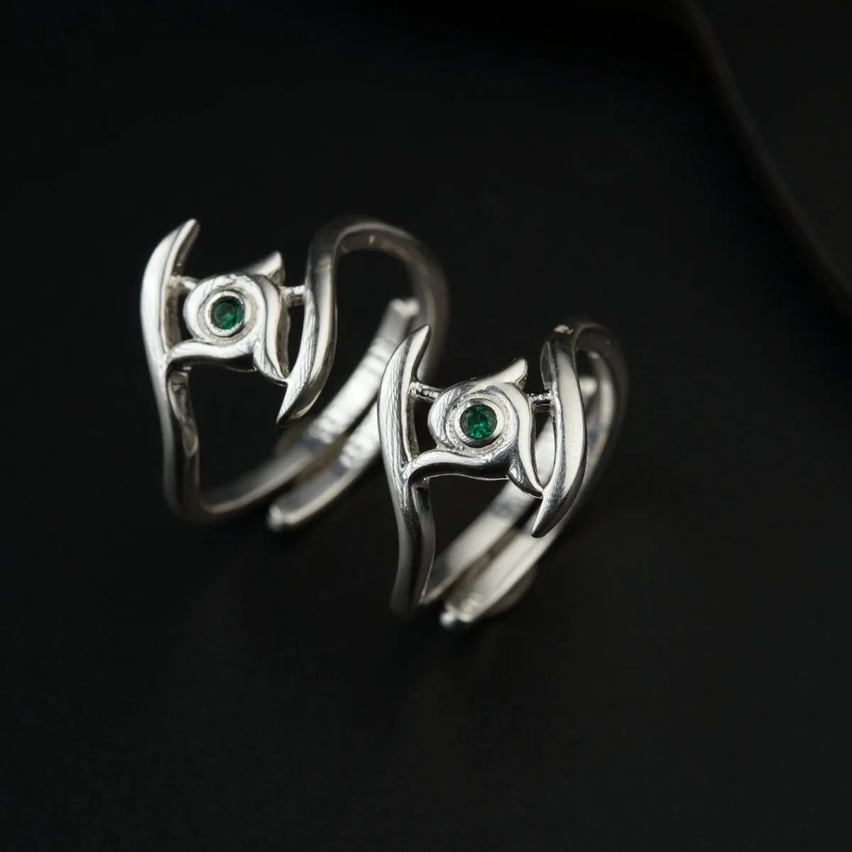 Silver Nakshatra Toe Ring