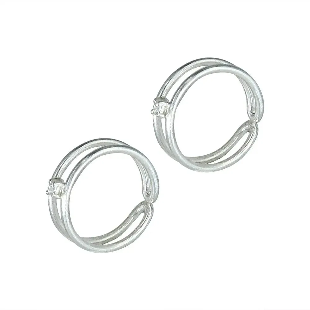 Silver toe ring
