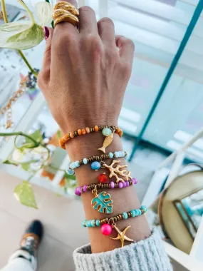Summer charms exotic bracelets in various colors