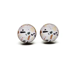 Terrazzo Stud Earrings by Candi Cove Designs