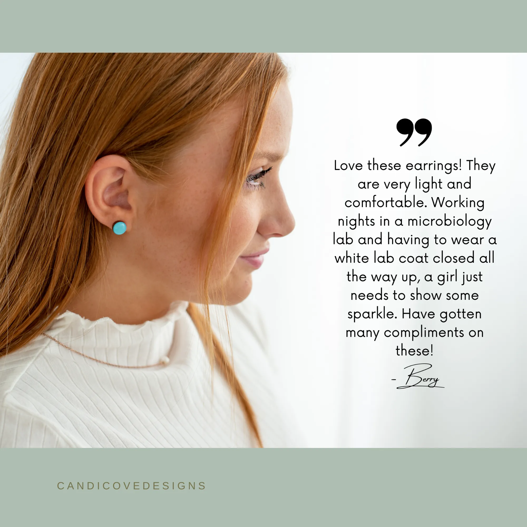 Terrazzo Stud Earrings by Candi Cove Designs