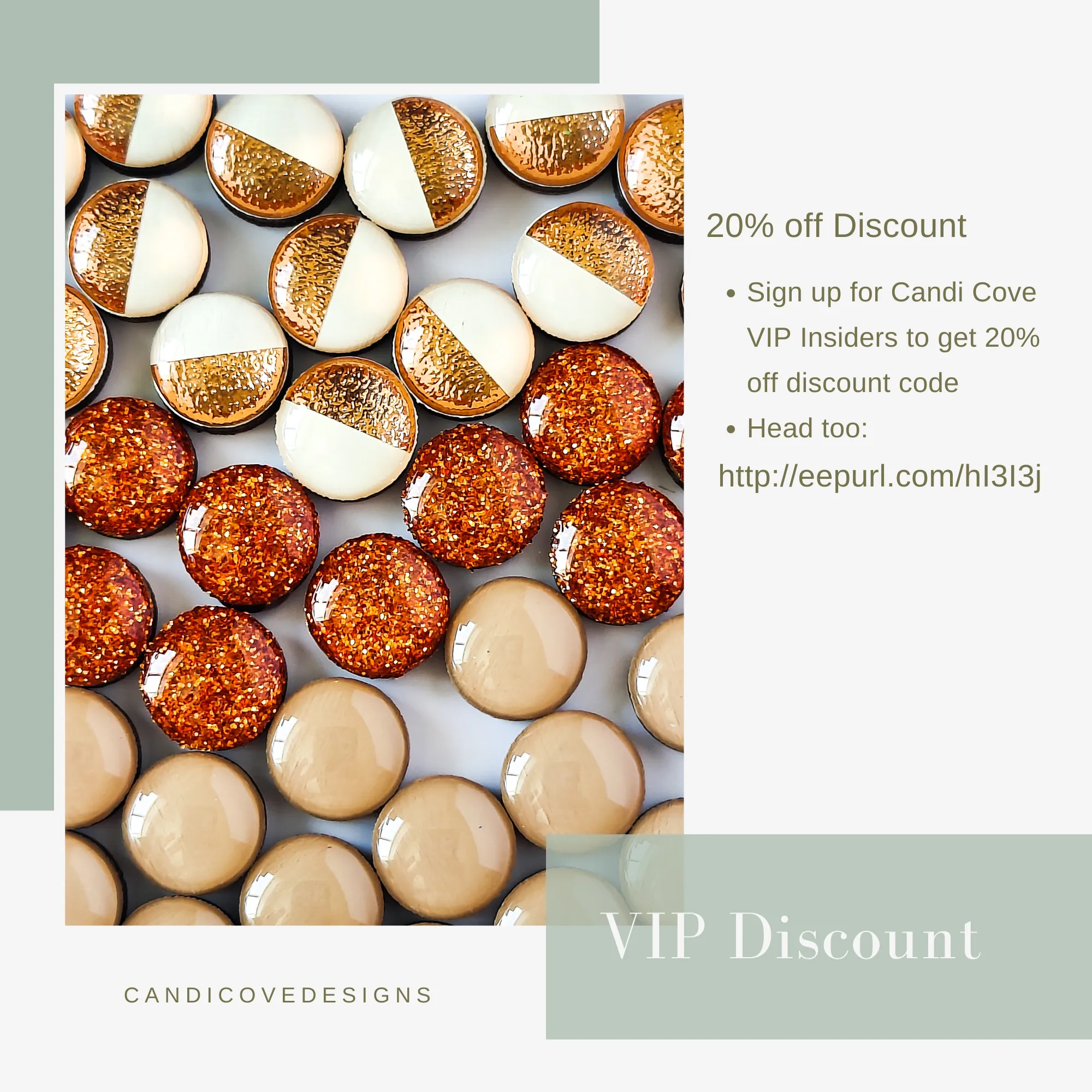 Terrazzo Stud Earrings by Candi Cove Designs