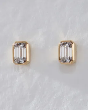 The Bella Bezel Studs