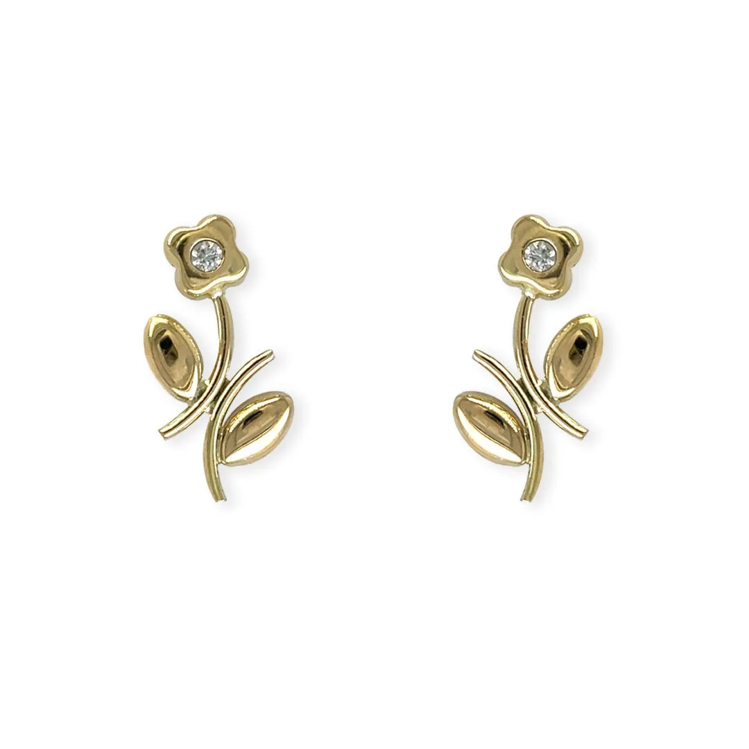The Flower Diamond Earring