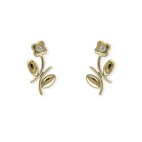 The Flower Diamond Earring