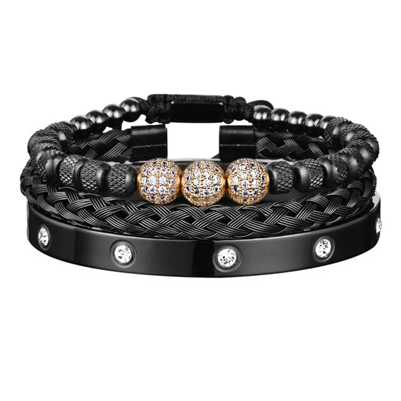 The Pizzuto Gold Stacks Bracelet
