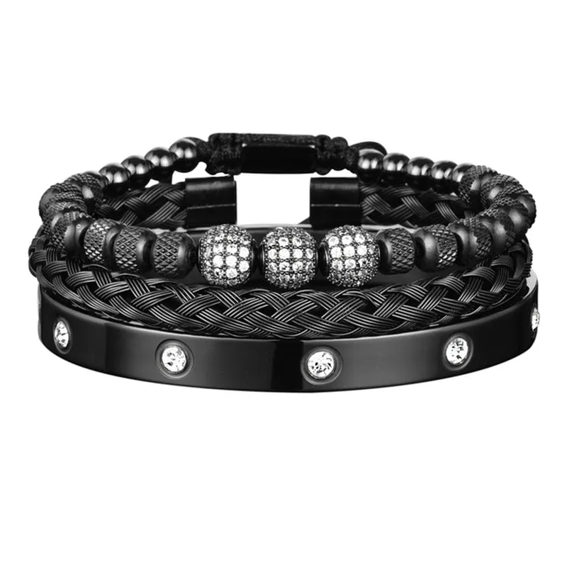 The Pizzuto Gold Stacks Bracelet