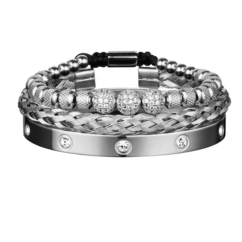 The Pizzuto Gold Stacks Bracelet