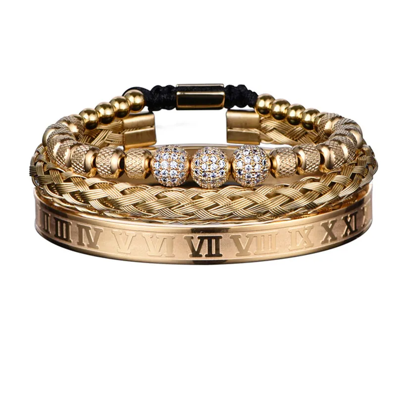The Pizzuto Gold Stacks Bracelet