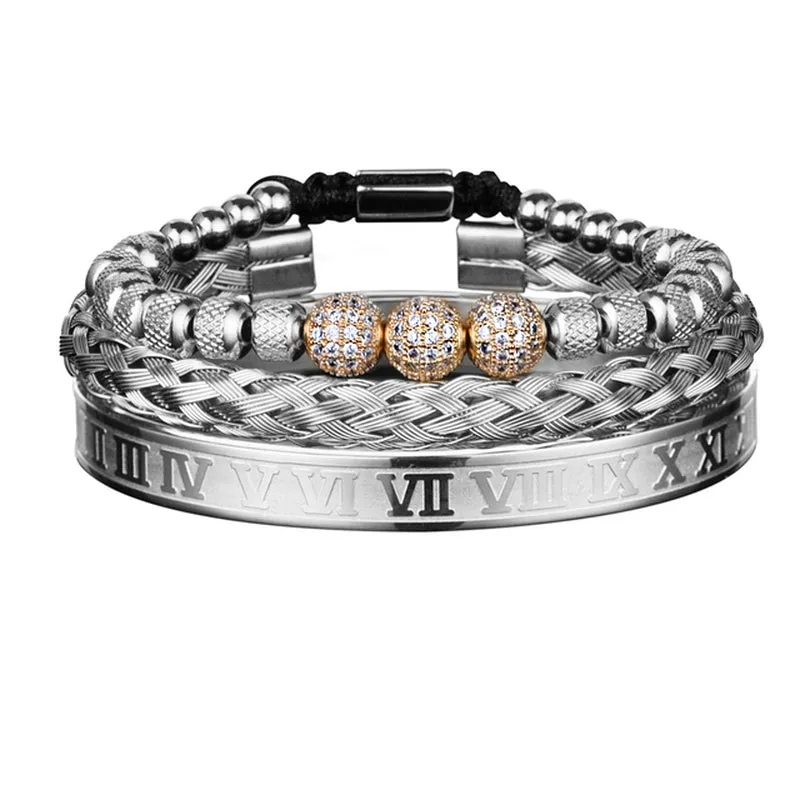 The Pizzuto Gold Stacks Bracelet