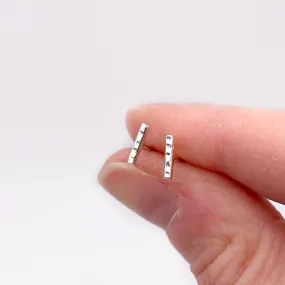 Tiny Birch Bar Stud Earring