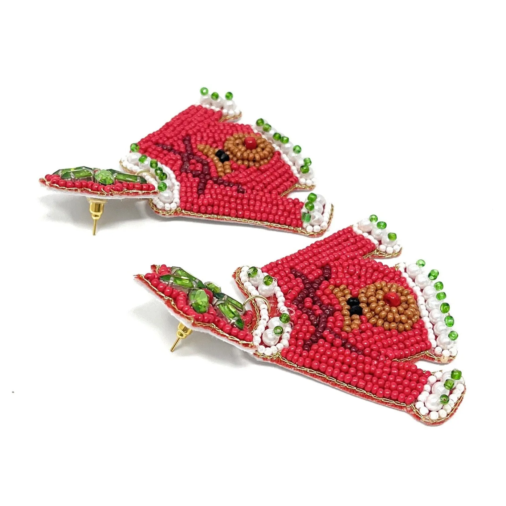 Ugly Sweater Beaded Earrings