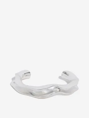 Westside Accessories Silver Molten Cuff Bracelets