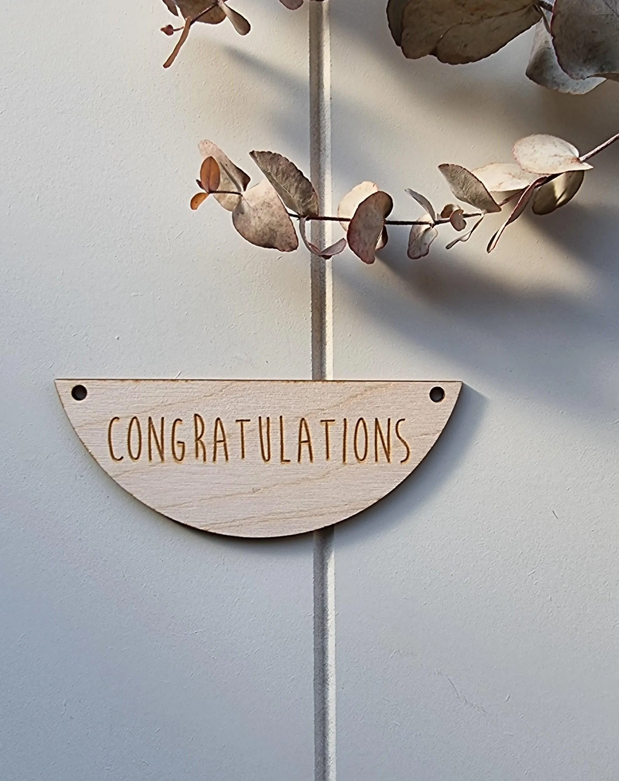Wood Signs For Macrame Wall Hangers | Holes are 3mm