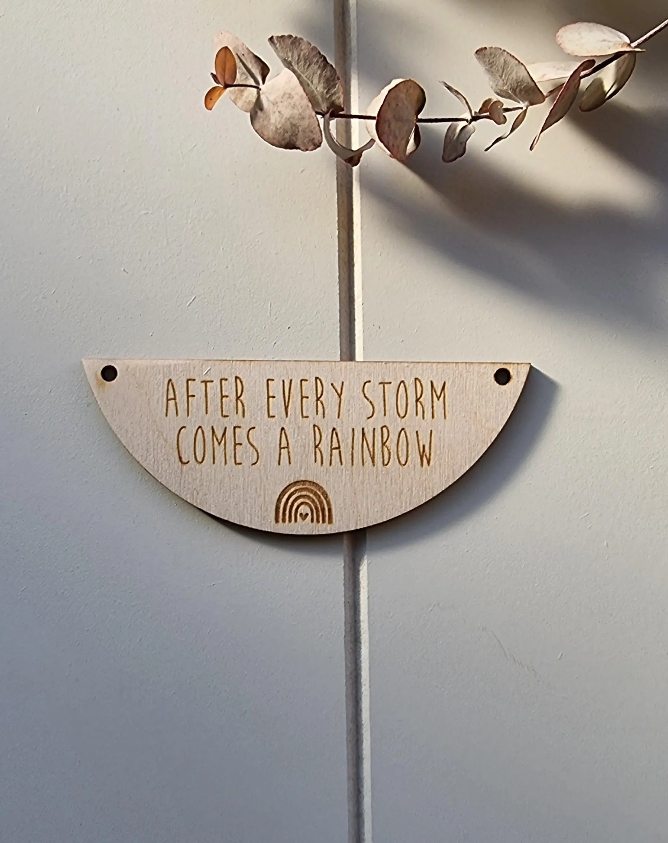 Wood Signs For Macrame Wall Hangers | Holes are 3mm