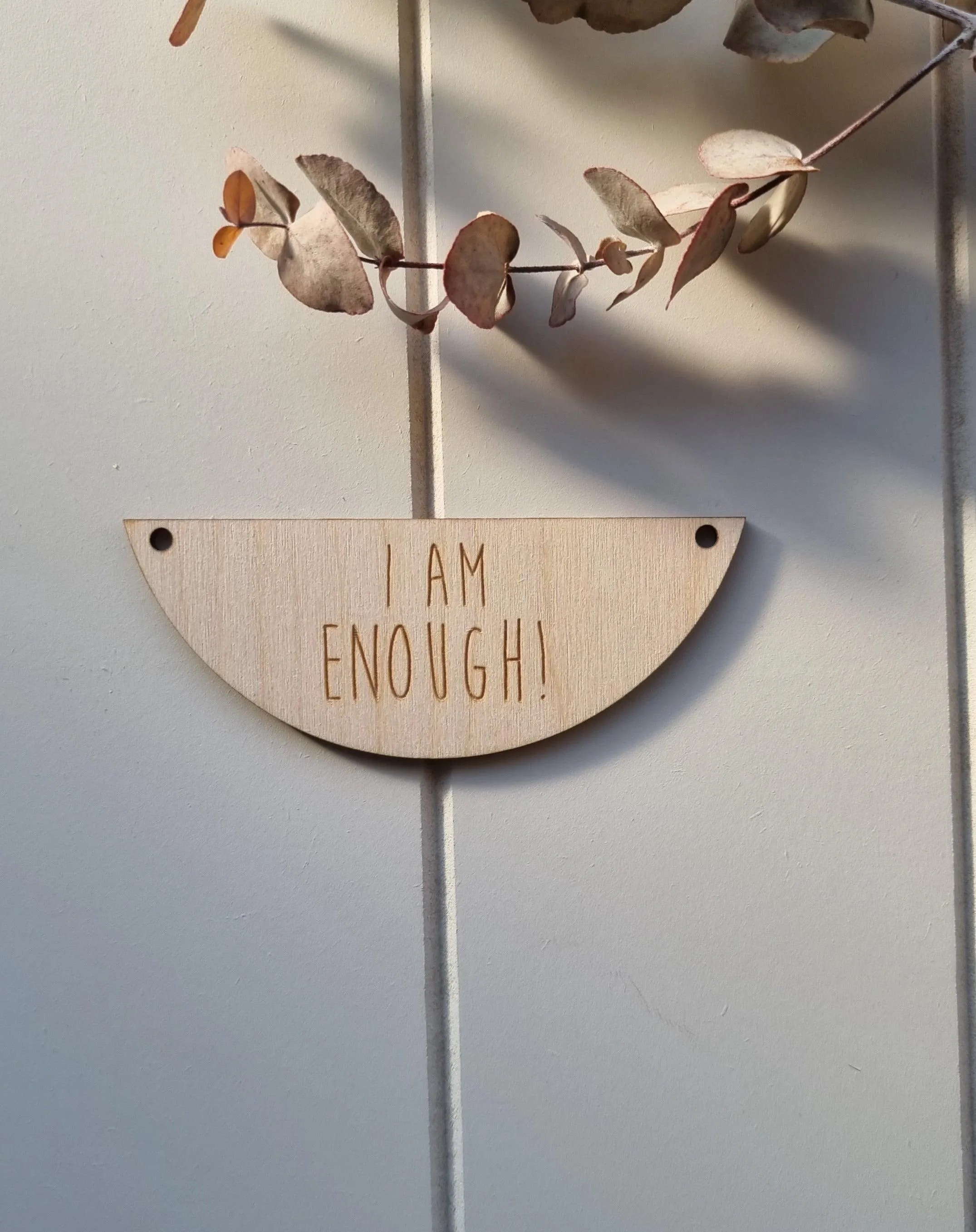 Wood Signs For Macrame Wall Hangers | Holes are 3mm