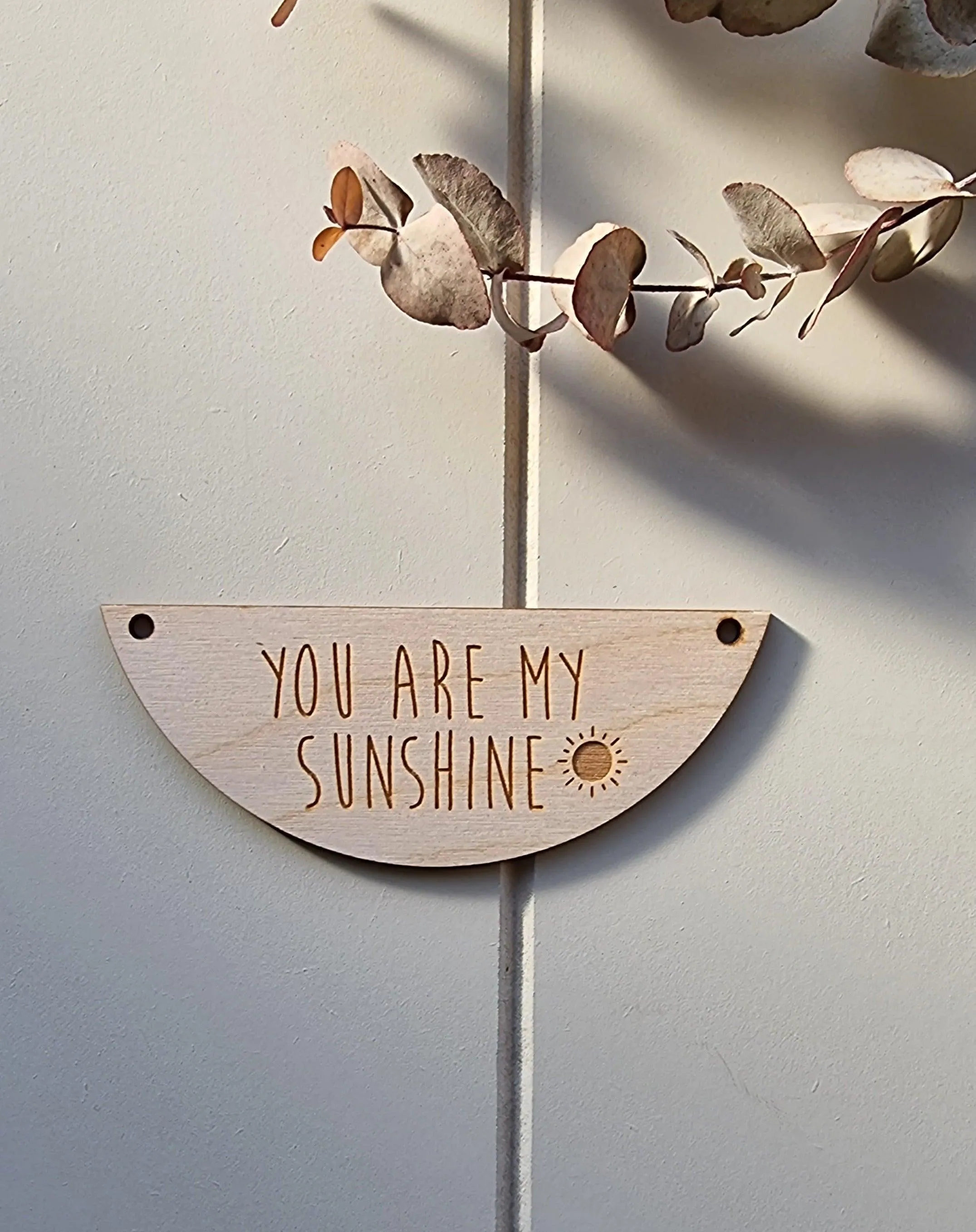 Wood Signs For Macrame Wall Hangers | Holes are 3mm